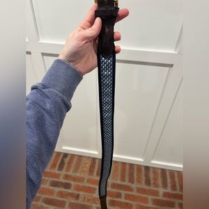 Vineyard Vines Navy and Brown Belt